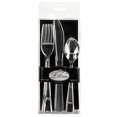 thumbnail image 3 of Polished Silver Plastic Cutlery - Boxed - 24 Count, 3 of 5