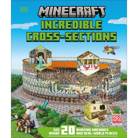 Minecraft Incredible Cross-Sections, (Hardcover)
