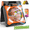 Orange/20000mAh, variant on 10400mAh Solar Camping Fan with Light,Camping Fan with Solar Panel,4 Speeds & 3 Timer Settings,Adjustable Portable Desk Fan for Hurricane,Power Outage,Outdoor Use（Orange）