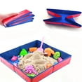 thumbnail image 3 of SXDY Sand Box Toys Kids Sand Table Children Outdoor Oxford Cloth Sandbox Child Boys Girl Square Blue, 3 of 16
