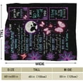thumbnail image 5 of Yibo to My Daughter Blanket from Mom Birthday Gifts for Daughter Adult Birthday Christmas Anniversary Graduation Gifts for My Daughter Flannel Blanket, 5 of 7