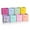 Pastel Collection Medley, variant on Sorbus Fabric Storage Bins 11" Foldable Cubes Multicolored With Handles For Pantry, Cubbies, Toy And Closet Organization- 8Pk