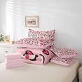 thumbnail image 6 of Castle Fairy Teens Kawaii Pig Twin Bedding Sets,Cartoon Farmhouse Bedding Comforter Set, 6 of 8