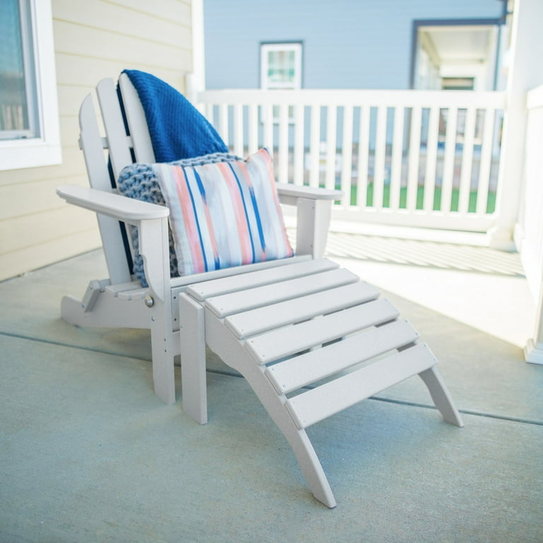 Adirondack ottoman online white