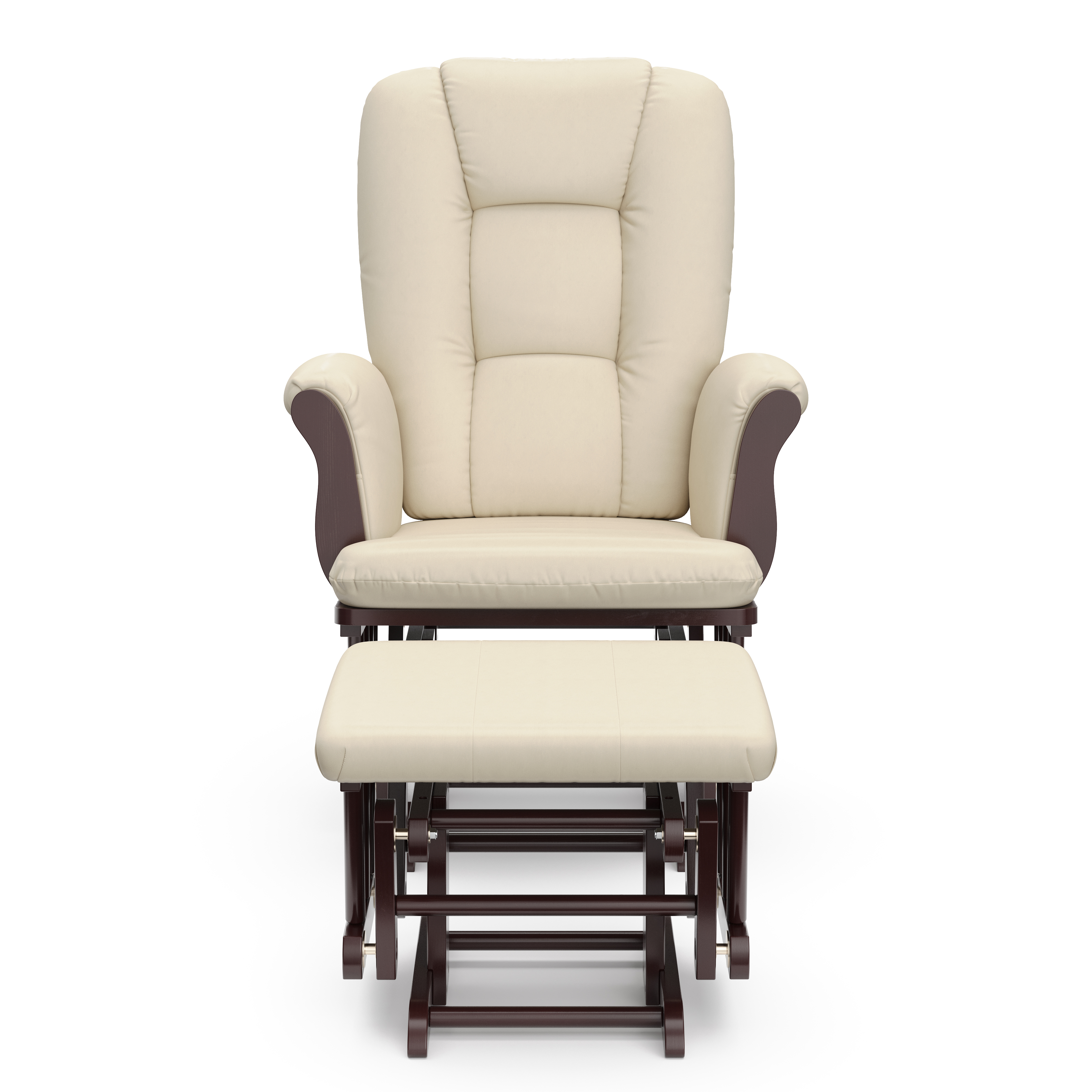 storkcraft tuscany custom glider and ottoman