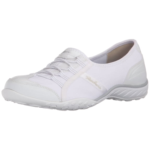 Skechers WomenCasual Shoes Fashion Sneakers Breathe Easy Allure Breathable Lightweight Flexible Sole Durable Pull on Walking Shoes
