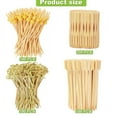thumbnail image 4 of 500-Piece Cocktail Pick Set: 4 Styles Fancy Toothpicks for Appetizers 3 Sizes, 4 of 9
