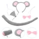 thumbnail image 5 of ColoMX 1 Juego de accesorios para juegos de rol de ratón, diadema para ratones, pajarita, cola, nariz, ratón, suministro para Cosplay, 5 of 8