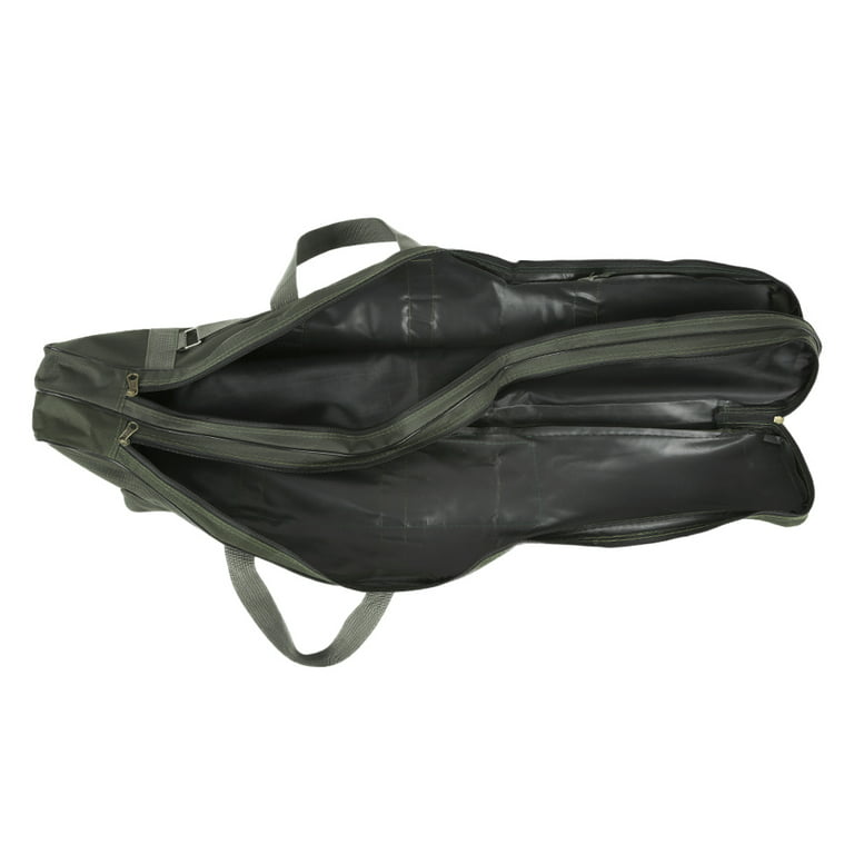 Lixada 100cm/130cm/150cm Fishing Bag Portable Folding Fishing Rod Reel Bag Fishing Pole Gear Tackle Tool Carry Case Carr, Size: 100 cm, Green