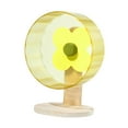 thumbnail image 4 of Hamster Exercise Wheel Silent with Bracket 8.7inch Guinea Pig Jogging Wheel Solid to Play and Run Cage Accessories Adjustable Stand Yellow, 4 of 9