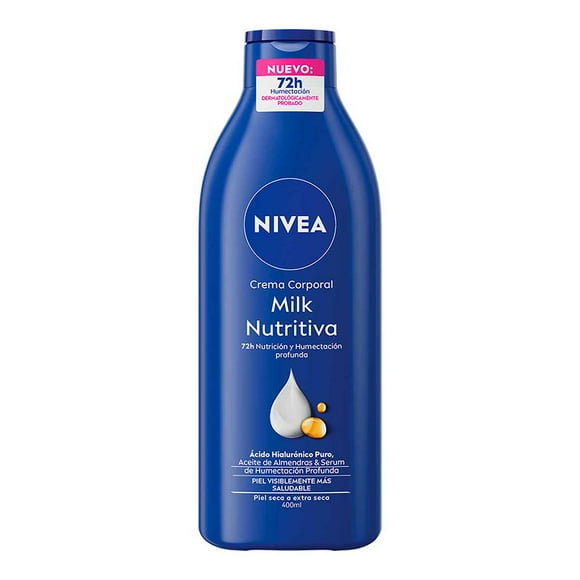 Crema corporal Nivea Milk Nutritiva 400 ml