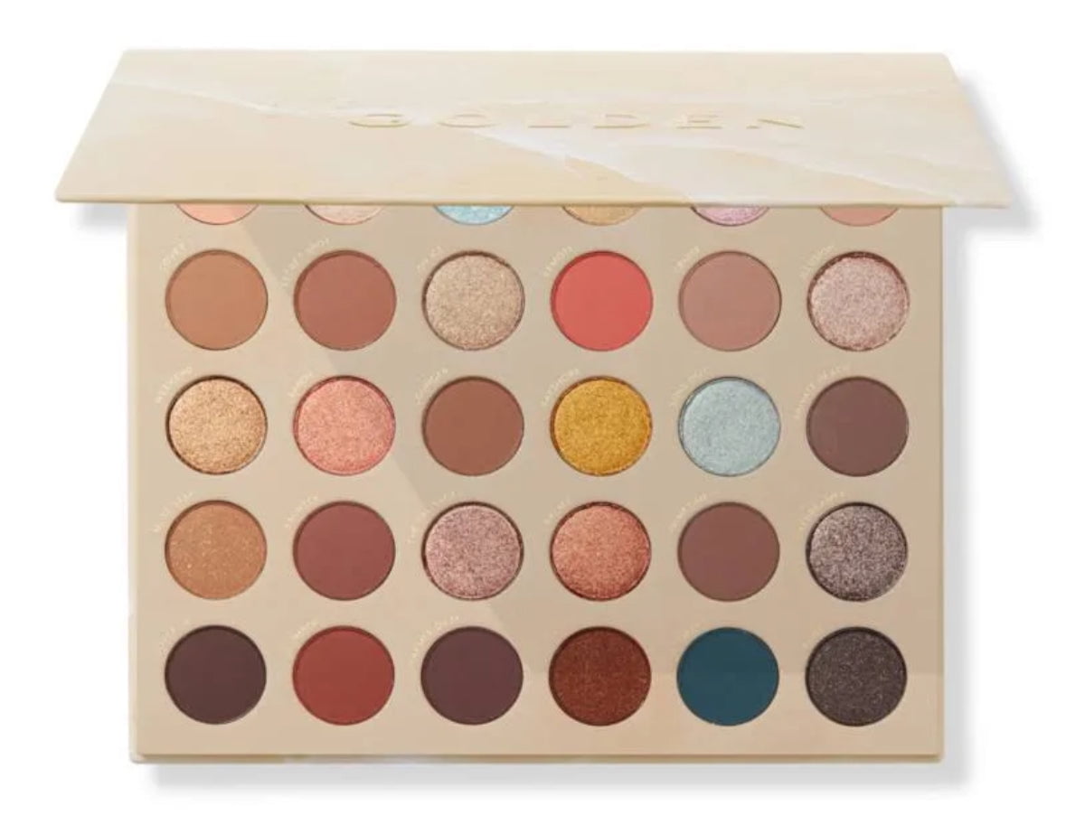 ColourPop YOU'RE GOLDEN Eyeshadow Palette Mega Matte Metallic Semi-Sparkle