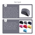 thumbnail image 3 of Sonducket Diadema deportiva Cola de caballo Calentador de oídos Elasticidad Antipolvo Estilo simple Accesorios de motocicleta para montar Ciclismo Gris, 3 of 6