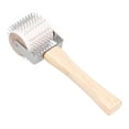 thumbnail image 3 of Uncapping Roller, Portable Beekeeping Roller Compact Comfortable Grip Stainless Steel Stable With Wooden Handle For Beekeeping, 3 of 8