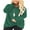 Green, variant on Women's Plus Size Casual Long Sleeve Twist Knot Tunics Tops Blouses Tshirts for Women