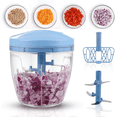 thumbnail image 1 of Household hand-pulled meat grinder multi-function garlic puree manual vegetable cutter mixer, 1 of 1