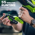 thumbnail image 3 of Greenworks PowerAll 24V, Brushless 270CFM Blower, 3Ah Battery, 65W Charger and Cable, BL1032HA1, 3 of 18