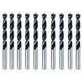 thumbnail image 2 of Brad Point Drill Bit Set 1/8 Inch 10Pcs Spur Point Stubby Woodworking Drill Bits, 2 of 4