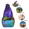thumbnail image 5 of Lsque Scooby-Doo Pattern Cross Chest Bag Diagonally – Premium Durable Front Chest Sling with Adjustable Padded Strap, High-Capacity Storage, 5 of 8
