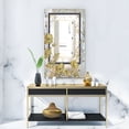 thumbnail image 5 of DESIGN ART Designart 'Gold Botanical Blooming 3' Traditional Mirror - Vanity Printed Mirror 23.7in.x31.5in., 5 of 5
