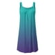thumbnail image 3 of WILLBEST Vestidos Casuales Para Mujer Verano Vestido Informal De Verano Para Mujer, A La Moda, Con Estampado Degradado, Plisado, Sin Mangas, Con Tirantes Para Vacaciones En La Playa, 3 of 3