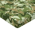 thumbnail image 2 of Ambesonne Frog Fitted Sheet 2 Pcs Set, Skull Camouflage Design, King, Sage Pine Green, 2 of 3