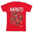 thumbnail image 6 of Naruto Shippuden Character Shadow Clone Squad Art Youth Boys Red Graphic Tee-M, 6 of 7