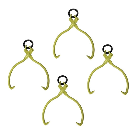 Timber Tuff 16in 1500lb Forestry Logging Lifting Skidding Tongs (4 Pack)