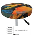 thumbnail image 2 of Kdxio Abstract Funny Duck Print Stool Covers Round,Stretch Round Bar Stool Covers Washable Bar Stool Cushion Slipcover for 12-15 Inch Chair, 2 of 5