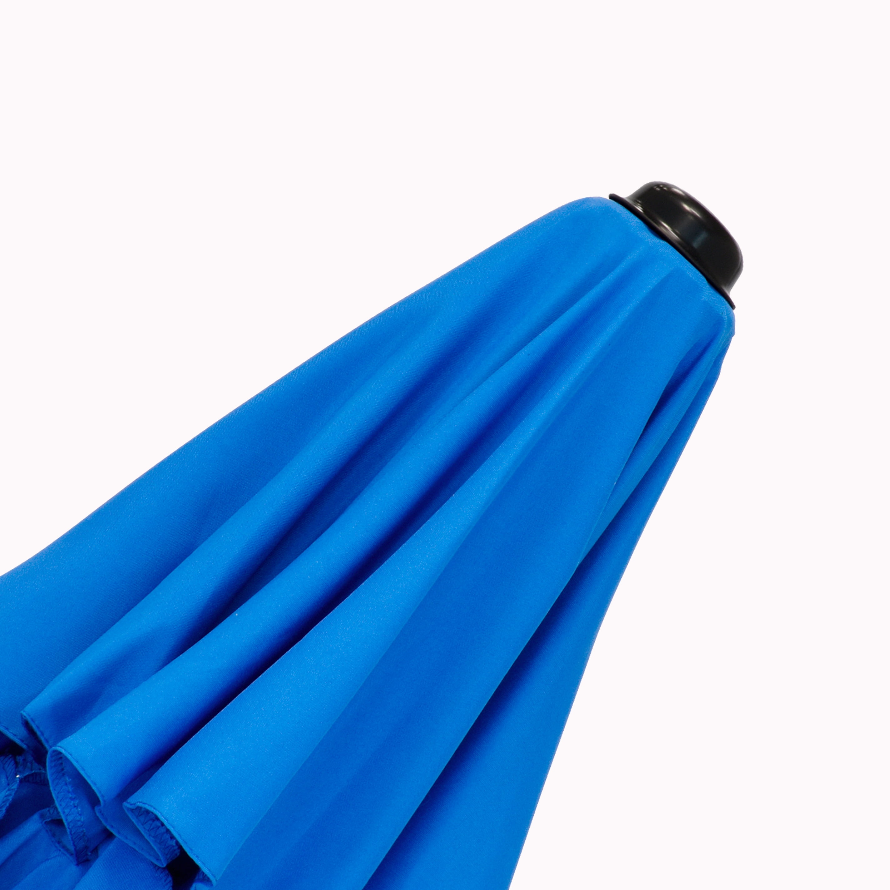 Astella 9' Steel Market Umbrella With Push Tilt in Polyester Pacific Blue