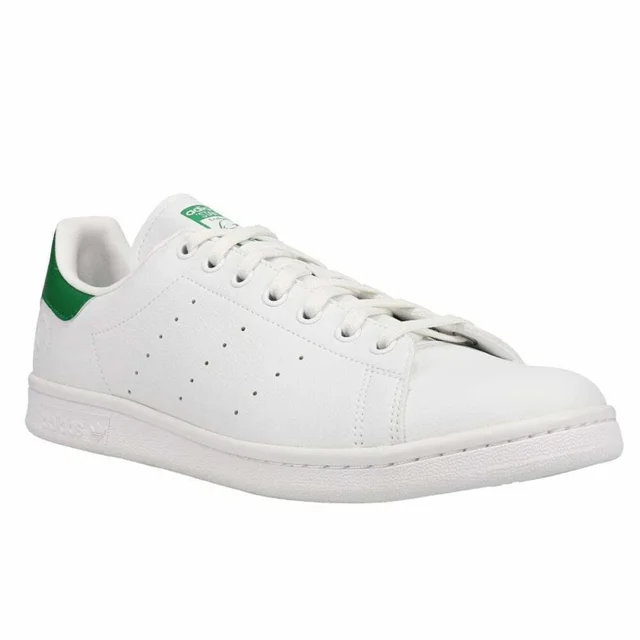 Ad-id-as Originals Men's White Green Stan Smith Vegan Sneakers Size 6.5 us FU9612