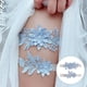 thumbnail image 5 of 2 Juegos De Ligas Nupciales Para Piernas, Encaje, Boda, Novia, Baile, Liga, Azul Cielo SM SunniMix Liga de encaje, 5 of 7