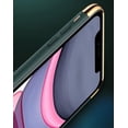 thumbnail image 6 of iPhone 12 Case/iPhone 12 Pro Case, 3-in-1 Luxury Hybrid Hard Plastic with Gold Trim Matte Finish Slim Thin Phone Case for Apple iPhone 12/12 Pro (6.1")(2020), 6 of 7