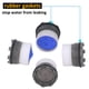 thumbnail image 5 of Filtro de inserción de pieza de repuesto para grifo de 1,2 GPM, aireador restrictor, 16,5 mm/0,65 pulgadas, chorro de agua que sale del pico. Paquete de 4, 5 of 5