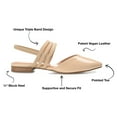 thumbnail image 4 of Journee Collection Womens Brinney Ballet Pointed Toe Pull On Flats, 4 of 6