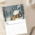 thumbnail image 6 of Dadiaei Forest Animals Calendar 2026 Wall Calendar 12 Month Whimsical Nature Scenes for Home Office Decor Nature Lovers Art Monthly Planner Gift, 6 of 6