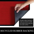 thumbnail image 3 of A1HC Indoor Outdoor Mat, Front and Back Entrance Welcome Mats, Large Front Door Patio Mats 24x36 Inches, Non-Slip Easy Clean Entrance Washable Large Size Doormats, Red, 3 of 6