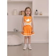 thumbnail image 4 of RUINIXCW Kids Toddler Girl Soccer Cheerleader Cheer Team Uniforms for Girls Practice Tank Top with Pleated Skirt Set Rooter Stage Suit Summer Game Day Cheerleading Costume, 4 of 8
