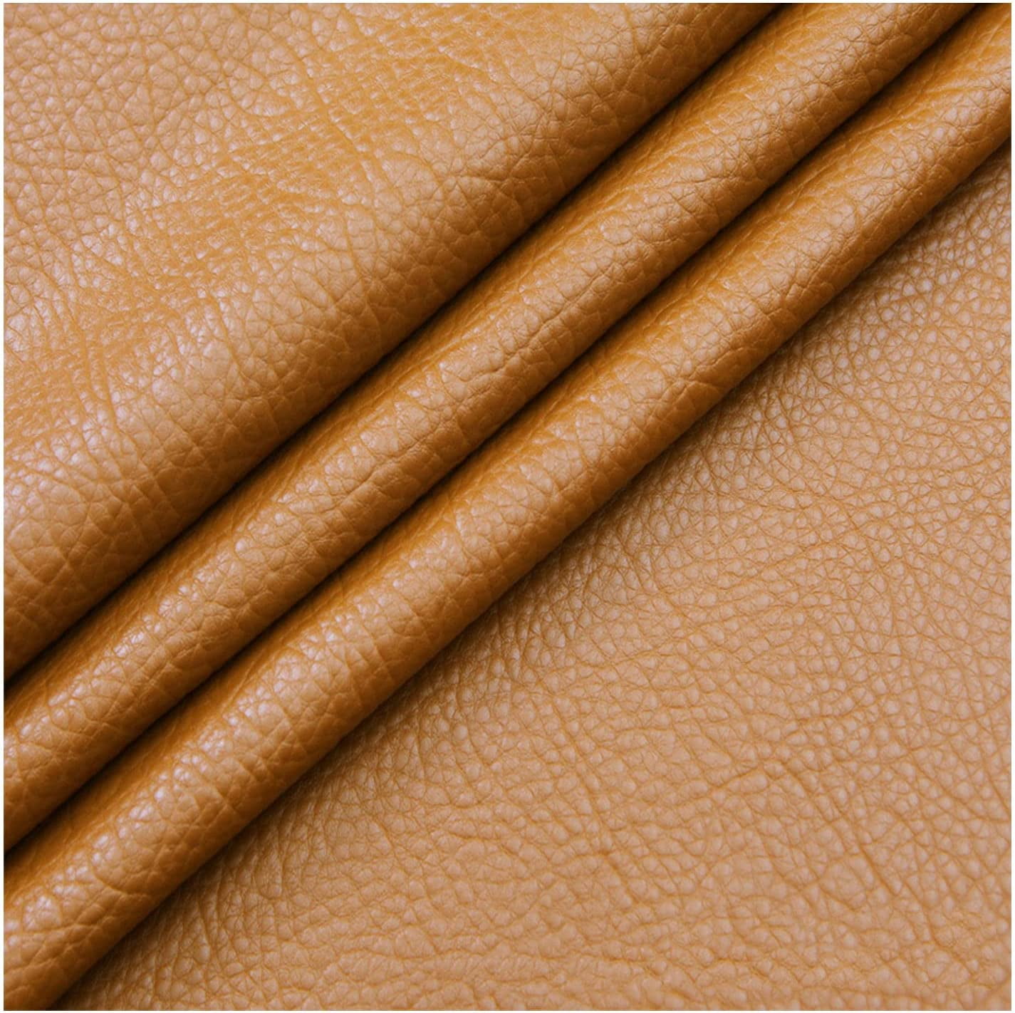 Large Leather Repair Patch – Self-Adhesive, 20"x54", Faux Leather Tape For Sofas, Chairs, Bags & More (Beige)