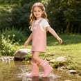 thumbnail image 6 of SUYIDA Waterproof Mid Calf Boots for Kids Lightweight Non Hiking Camping Wading Shoes Back to School Outdoor Footwear Boots, 6 of 6