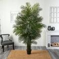 thumbnail image 4 of Nearly Natural 7.5' Areca Palm Artificial Tree UV Resistant (Indoor/Outdoor), Green, 4 of 4