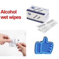 thumbnail image 1 of 100 Pcs Alcohol Wipe Clean Pad Medical Swab Sachet Antibacterial Tool Cleanser, 1 of 3