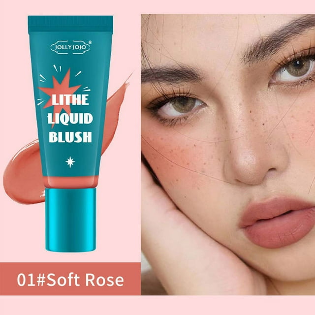 Colorete en polvo iluminador facial Fiudx Maquillaje nude natural Resalte Crema
