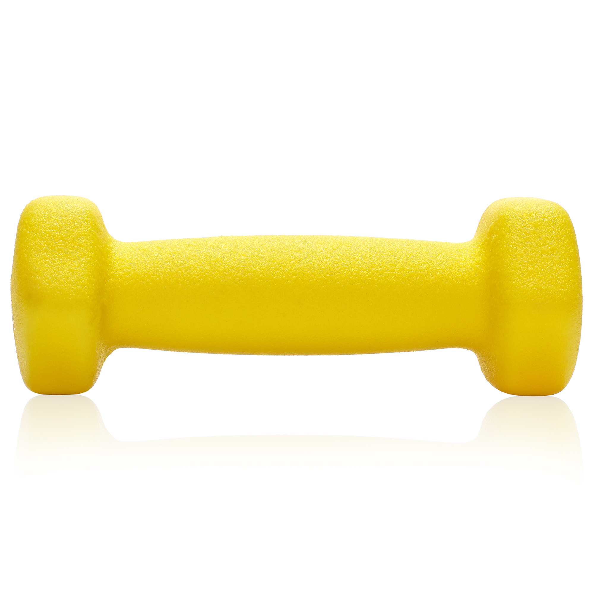Philosophy Gym 1 lb Neoprene Dumbbell Pair, Yellow photo 2