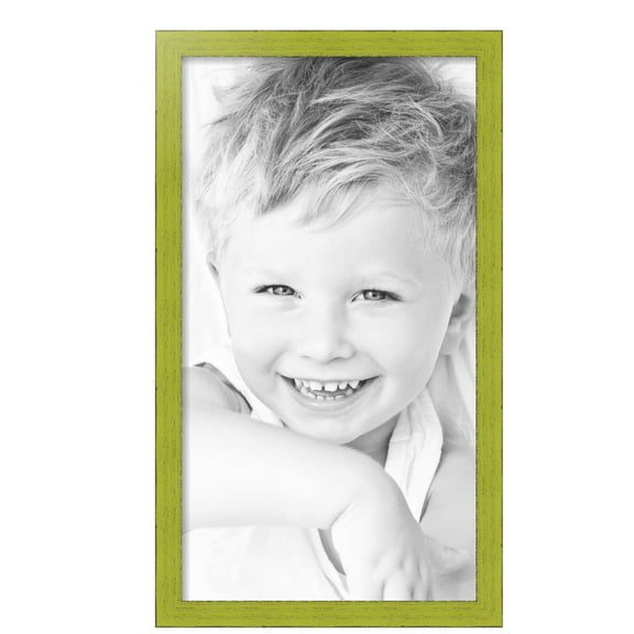 ArtToFrames 17" x 31" Modern Green Picture Frame, 17x31 inch Green Wood Poster Frame (WOM-4589),  Pack