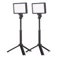 thumbnail image 4 of Fawoonu Portable 15W LED Video Light Kit with Adjustable Color Temperature and Tripod - Ideal for Live Stream, Video Conference, Makeup, Photography, 4 of 6