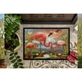 thumbnail image 3 of Carolines Treasures PRS4054MAT Flamingos Door Mat Indoor Rug or Outdoor Welcome Mat 18x27 Doormat  27"L x 18"W, 3 of 3