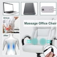 thumbnail image 3 of BestOffice Executive Chair with Lumbar Support & Swivel, 500 lb. Capacity, White, 3 of 7