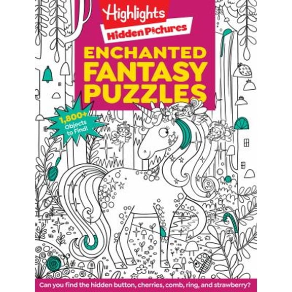 Pre-Owned Enchanted Fantasy Puzzles (Highlights Hidden Pictures) Paperback