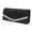 Black, variant on Shldybc Pleated Satin Wedding Evening Bridal Clutch Purse with Rhinestones RD, Clutches